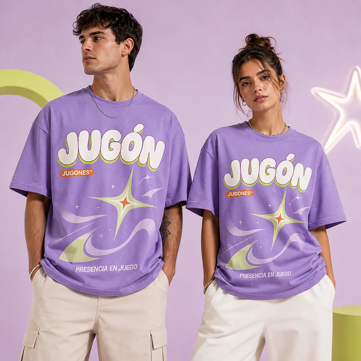 Camiseta Aura Club de la Colección Aura 01, con el anillo de aura estampado