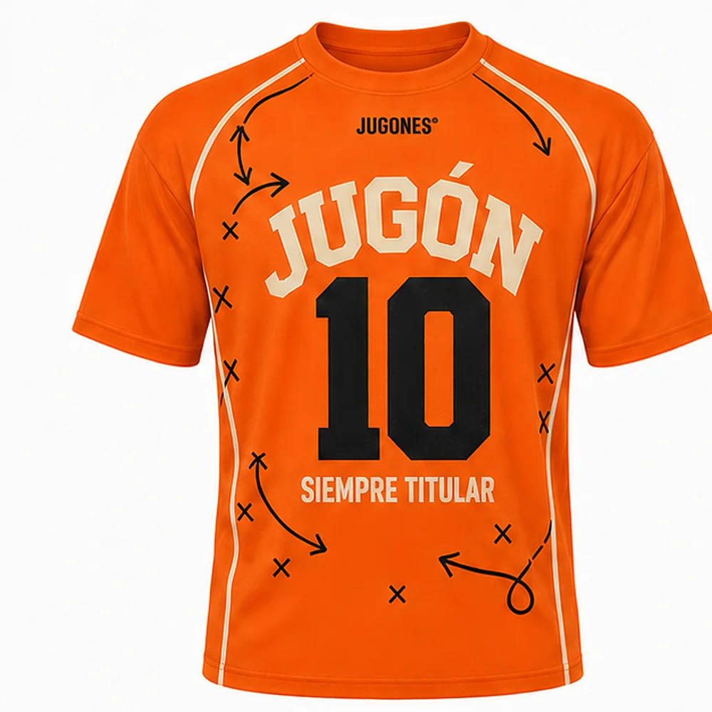Camiseta Siempre Titular, corte jugón, vista delantera